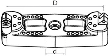 SE Bridge نوع دو لبه براق چهره فرز برش دیسک پوسته فرز