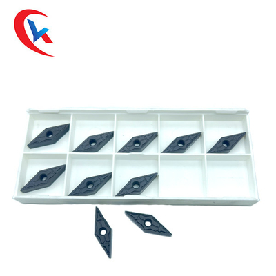 Nc Turning Tool VNMG160404-TM پردازش قطعات فولادی، درج های کاربید تنگستن فولاد ضد زنگ