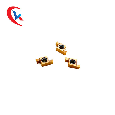 درج های شیاردار کاربید پوشش برنزی GER-C عرض شکاف 1.0-3.0 میلی متر برای ماشین های CNC
