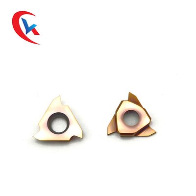 TGF32R100 عرض شیار سفارشی 3 لبه برش پوشش PVD چاقو دست چپ درج شیار کاربید