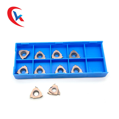 TGF32L200-R0.75 عرض شیار سفارشی 3 لبه برش پوشش PVD چاقو دست چپ درج شیار کاربید