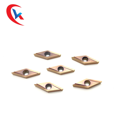CNC Finishing Blade VBGT 110302R-Y برنز مقاوم در برابر سایش درج های کاربید تنگستن HRA 91.8