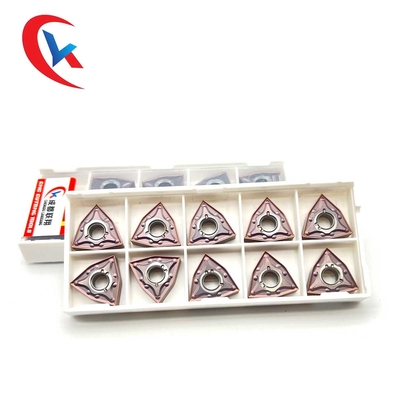 WNMG080404-MA پوشش PVD کاربید فرز درج فولاد ضد زنگ تکمیل
