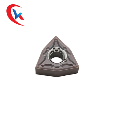 WNMG080404-MA پوشش PVD کاربید فرز درج فولاد ضد زنگ تکمیل