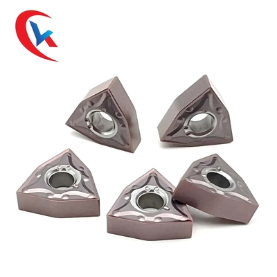 WNMG080404-MA پوشش PVD کاربید فرز درج فولاد ضد زنگ تکمیل