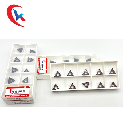 TPGH110302L-S روکش Pvd درج های کاربید تنگستن با زاویه لبه برش 60 درجه