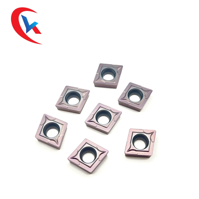 CCMT120404 پوشش فیزیکی درج های کاربید تنگستن مقاوم در برابر سایش