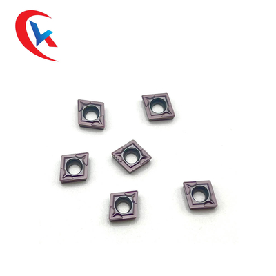 CCMT060204 درج فرز کاربید با روکش Pvd از جنس فولاد ضد زنگ