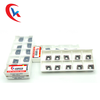 CCMT09T304 درج کاربید تنگستن پوشش فیزیکی تکمیل شده از فولاد ضد زنگ