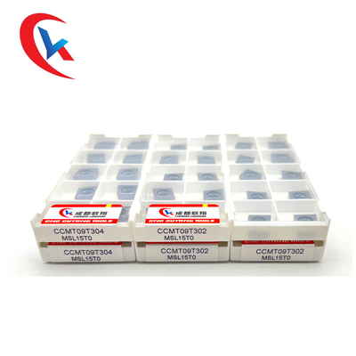 CCMT09T304 درج کاربید تنگستن پوشش فیزیکی تکمیل شده از فولاد ضد زنگ