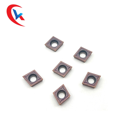 CCMT09T304 درج کاربید تنگستن پوشش فیزیکی تکمیل شده از فولاد ضد زنگ