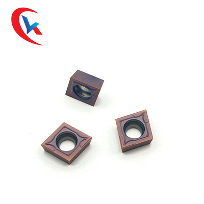 CCMT09T304 درج کاربید تنگستن پوشش فیزیکی تکمیل شده از فولاد ضد زنگ