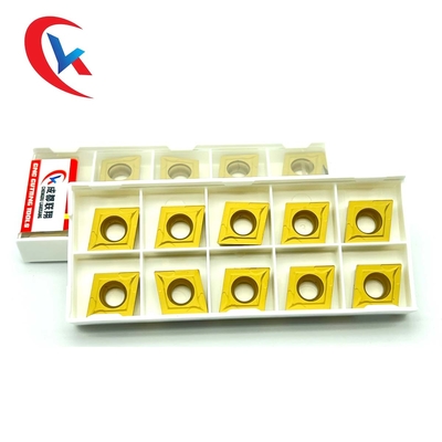 CCMT120404 درج های کاربید تنگستن پوشش شیمیایی ویژه برای قطعات فولادی
