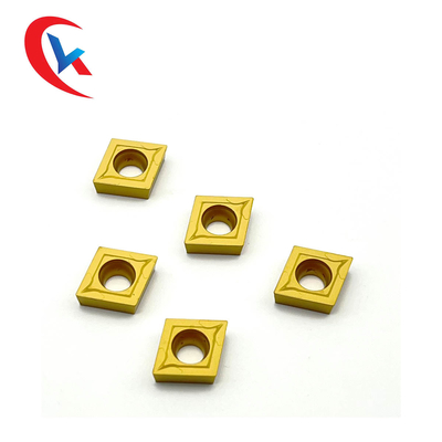 CCMT120404 درج های کاربید تنگستن پوشش شیمیایی ویژه برای قطعات فولادی