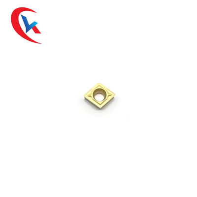 CCMT060204 فولاد ماشینکاری درج کاربید تنگستن زرد رنگ شیمیایی