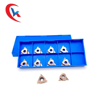 پوشش فیزیکی برنزی GBA43R100 سه لبه برش درج شیار کاربید ابزار برش و شکاف