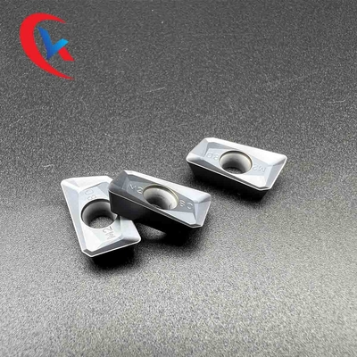 درج های فرز شانه ای APMT1604PDER-M2 پردازش قطعات فولادی، درج های فرز کاربید فولاد ضد زنگ