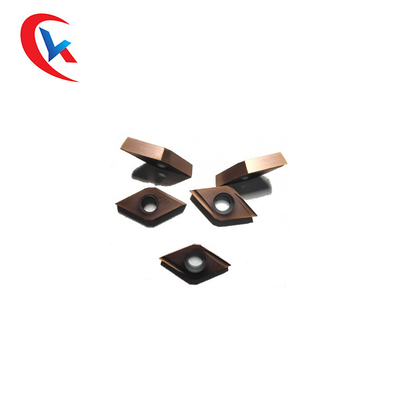 دستگاه متحرک قطعات کوچک DCGT070201ER-U سرمت تیغه کاربید درج شیار