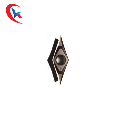 درج های تراشکاری کاربید تنگستن CNC مقاوم در برابر سایش VCGT110302ML درج های شیاردار کاربید