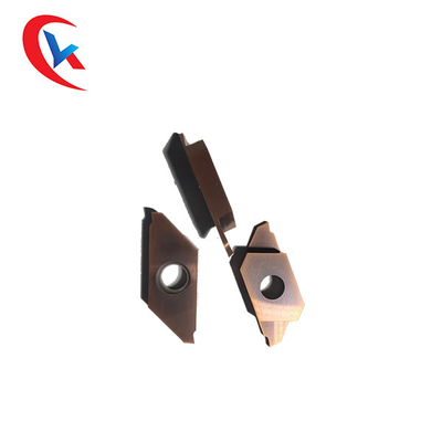 دستگاه CNC درج کاربید تنگستن ابزار برش فولادی شکاف HRC 35 - 50 درج شیار کاربید