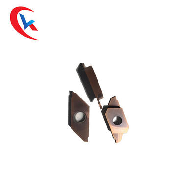 تراش فلزی درج های کاربید تنگستن CTPA10ELK مقاوم در برابر سایش HRC 35 - 50 درج شیاردار کاربید
