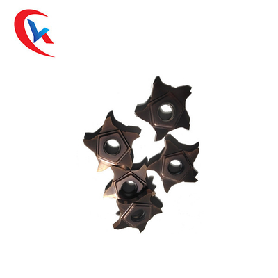 شیاربندی درج کاربید تنگستن PENTA 24N250 PVD CVD با روکش کاربید شیاردار