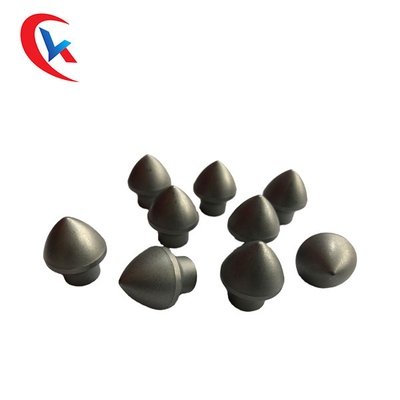مته های کاربید تنگستن آلیاژی رنگ خاکستری صیقلی برای قطعات سایش کاربید تنگستن دندان تونل