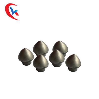 مته های کاربید تنگستن آلیاژی رنگ خاکستری صیقلی برای قطعات سایش کاربید تنگستن دندان تونل