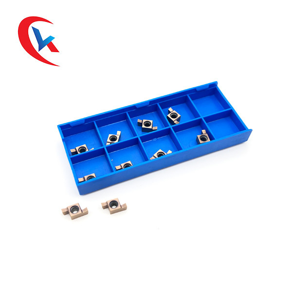 درج های شیاردار کاربید پوشش برنزی GER-C عرض شکاف 1.0-3.0 میلی متر برای ماشین های CNC