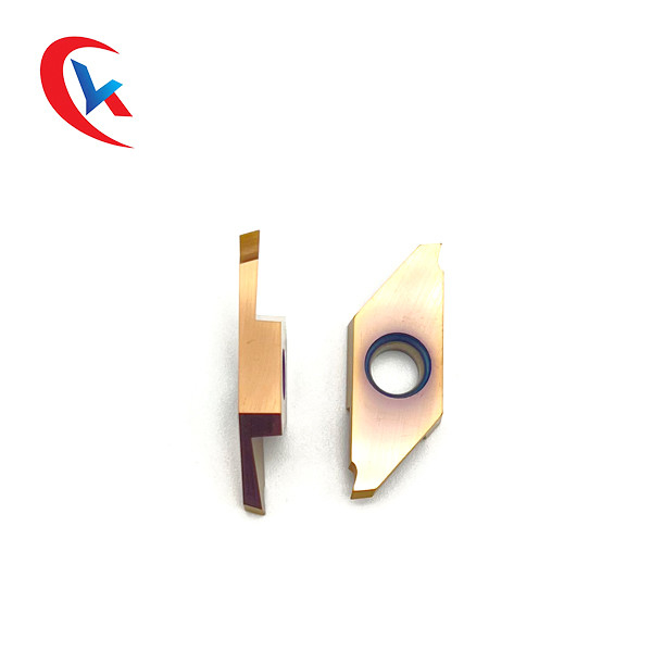 TKF16R200-S16 برای تراش های چرخشی عرض شیار 1.0-3.0mm پوشش PVD پردازش درج های شیار کاربید