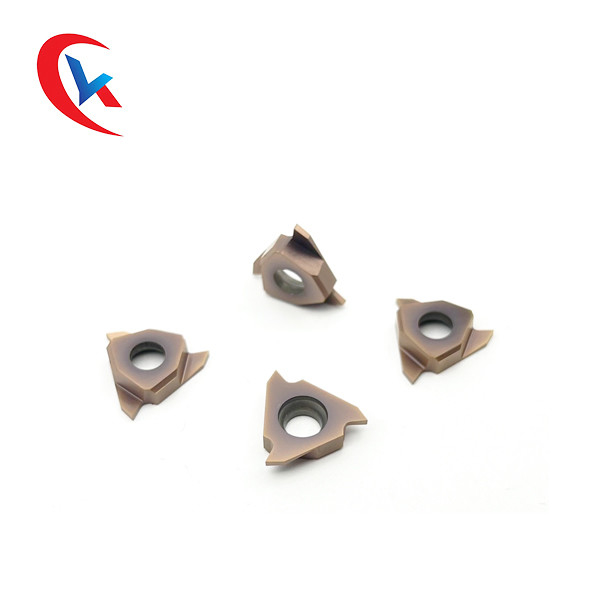 TGF32R100 عرض شیار سفارشی 3 لبه برش پوشش PVD چاقو دست چپ درج شیار کاربید