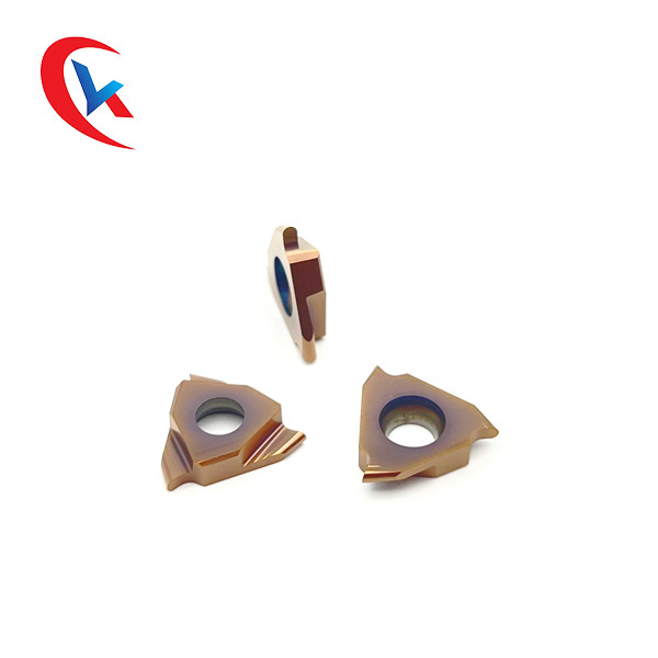 TGF32R200-R0.75 عرض شیار سفارشی 3 لبه برش پوشش PVD چاقو دست چپ درج های شیاردار کاربید