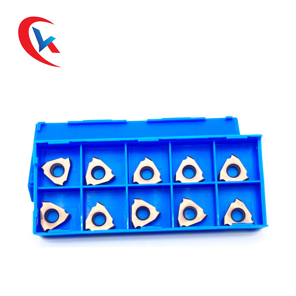 TGF32L200-R0.75 عرض شیار سفارشی 3 لبه برش پوشش PVD چاقو دست چپ درج شیار کاربید